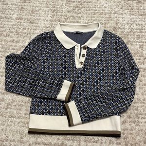 Zara jacquard shirt